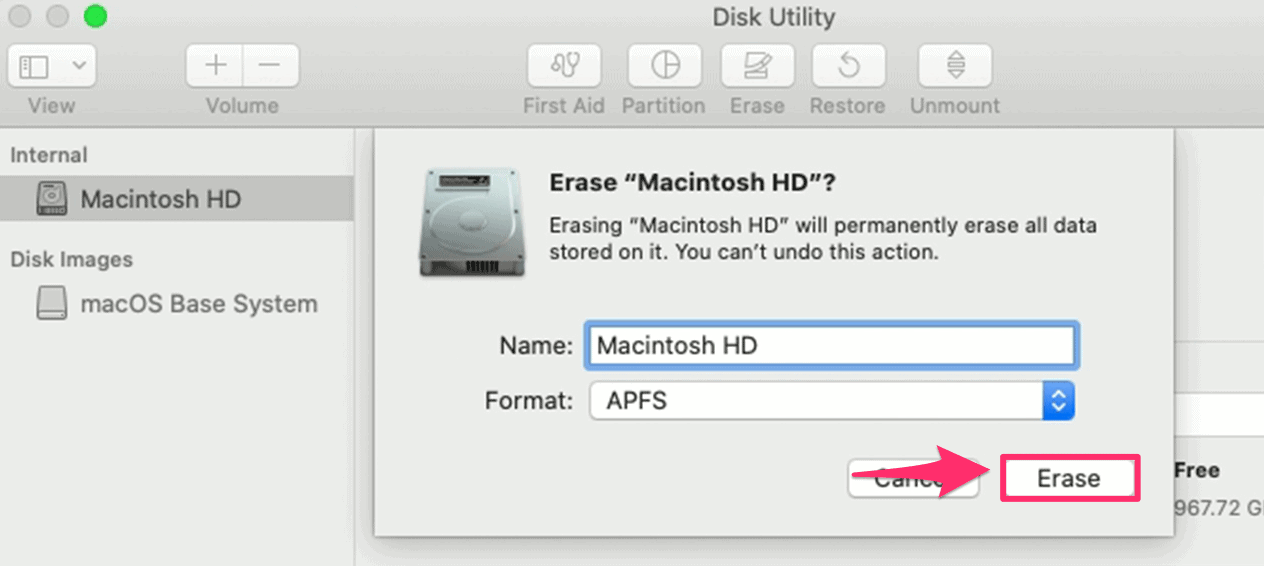 mac utilities erase for time machine